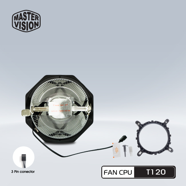 QUẠT TẢN NHIỆT ĐA NĂNG MASTER VISION T120 LED RGB hoangnhan - HÀNG CHÍNH HÃNG