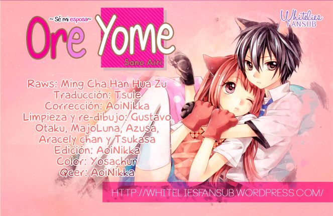 ore yome. - ore no yome ni nare yo chapter 20 3