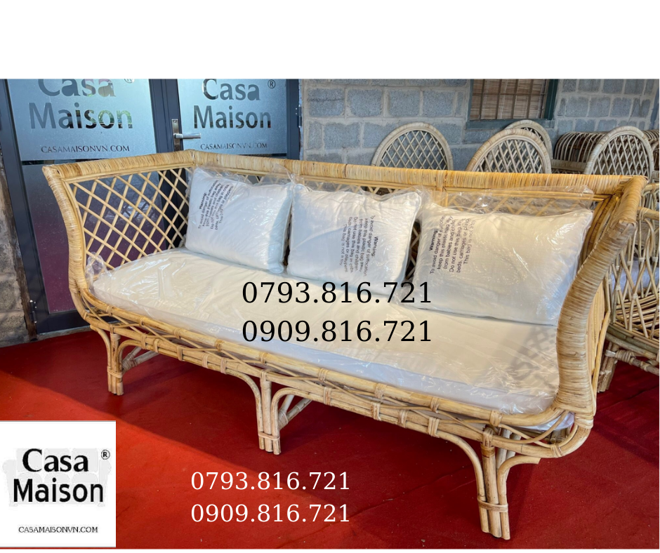 Ghế Sofa Mây Mang Phong Cách Venice Châu Âu-  Rattan Chair With The Western Style- CH0058.