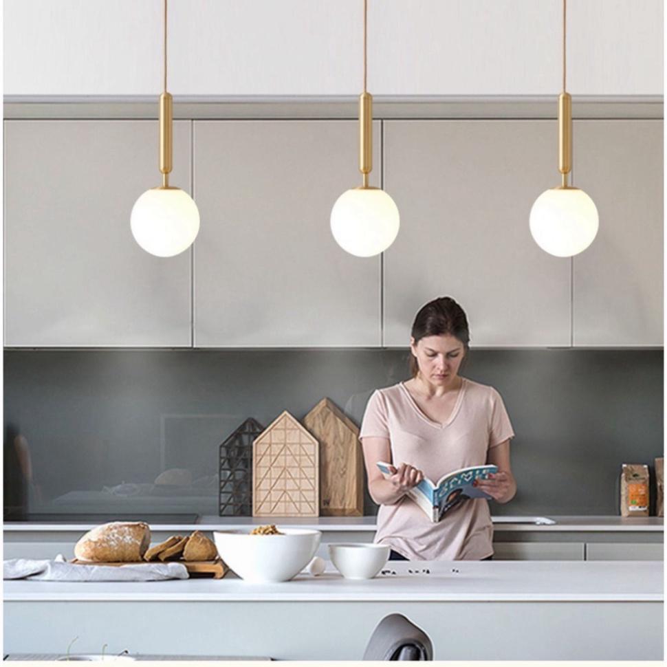 Đèn thả bóng tròn TH749 kèm bóng led DT HQ