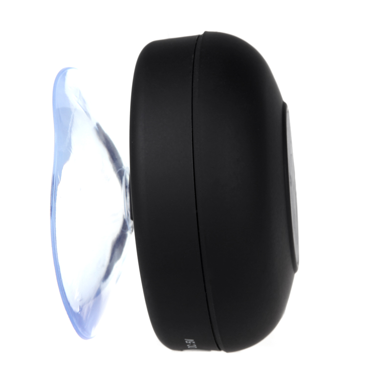 Loa Tắm Xe Hơi Mini HiFi Không Dây Bluetooth 3.0 Với Mic Chống Nước Cho IPhone IPad, Màu Đen