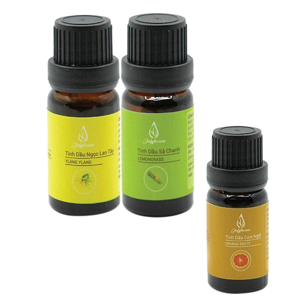 Combo Tinh dầu Ngọc Lan Tây, Sả Chanh JULYHOUSE - Tặng Tinh dầu Cam Ngọt 10ml.