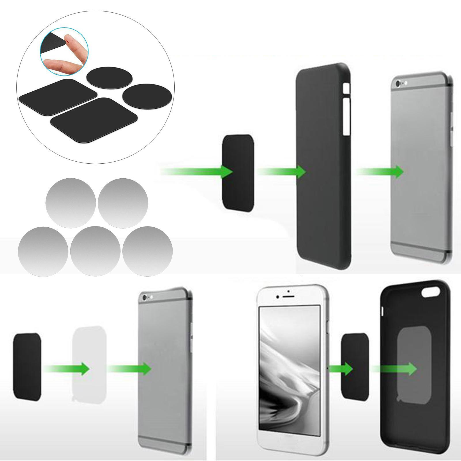 5X Universal Aluminum Plate Sheet Sticker Mount Mobile Phone