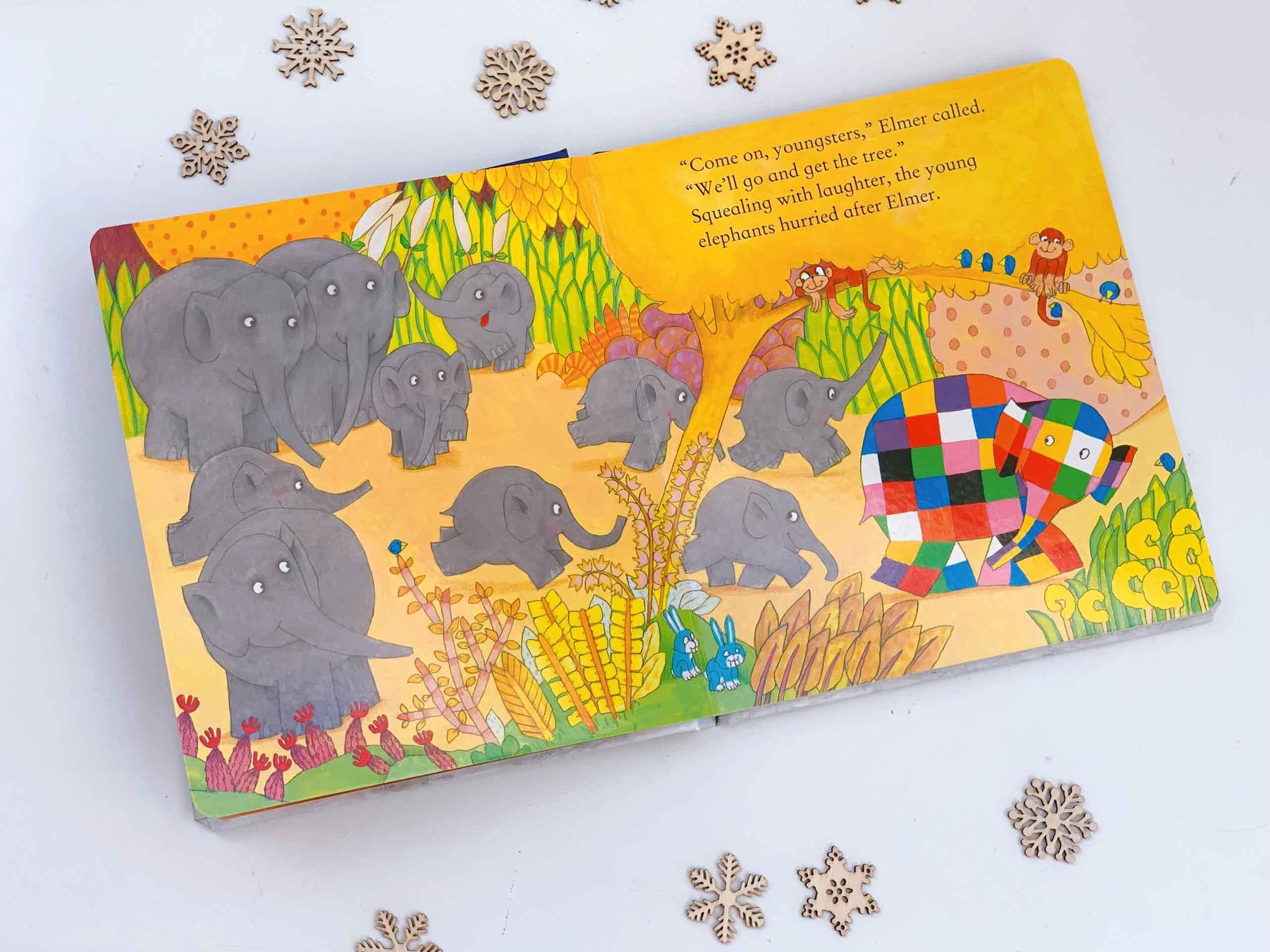 Elmer's Christmas: Board Book