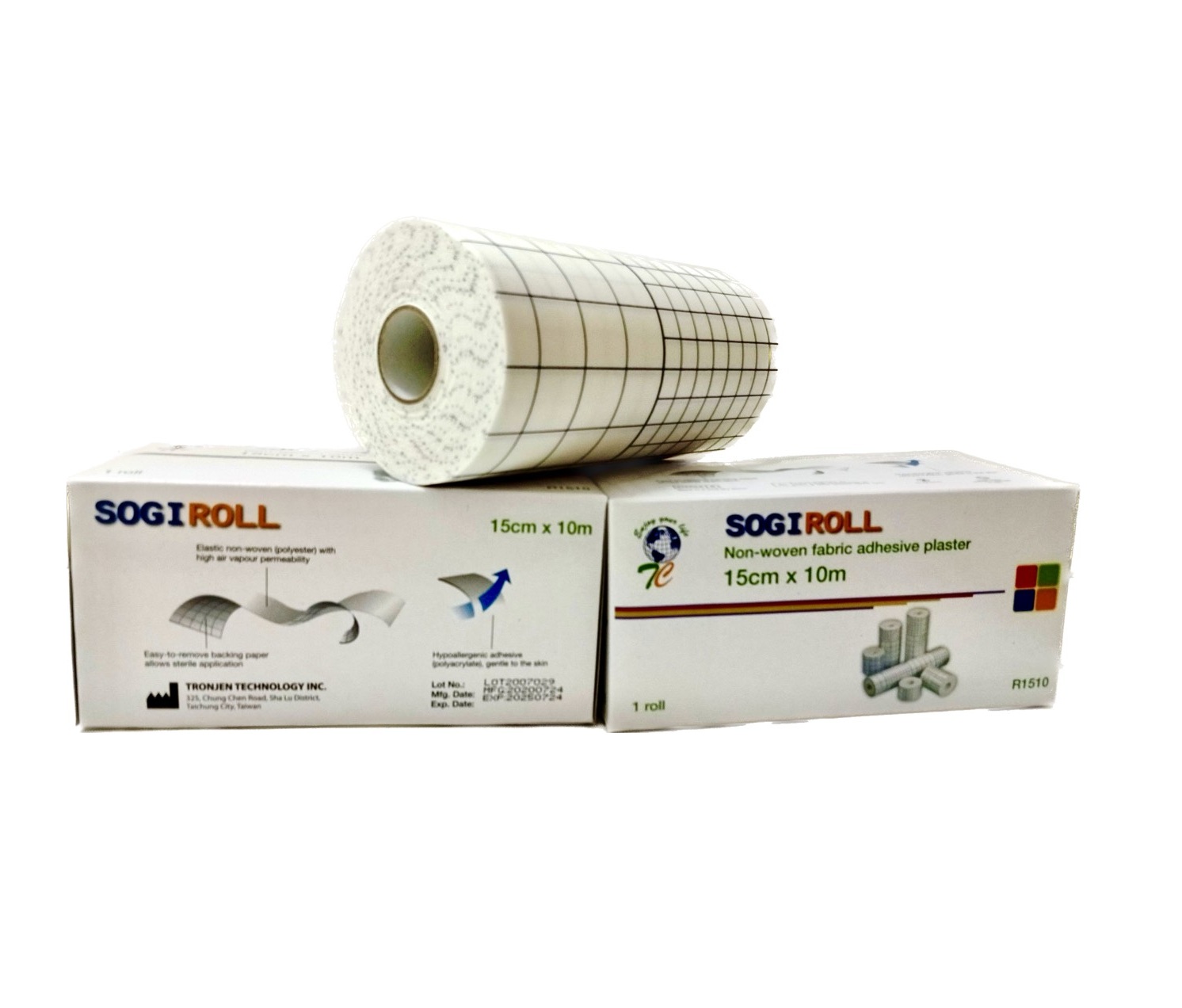 Băng keo cuộn co giãn SOGIROLL 15cm x 10m
