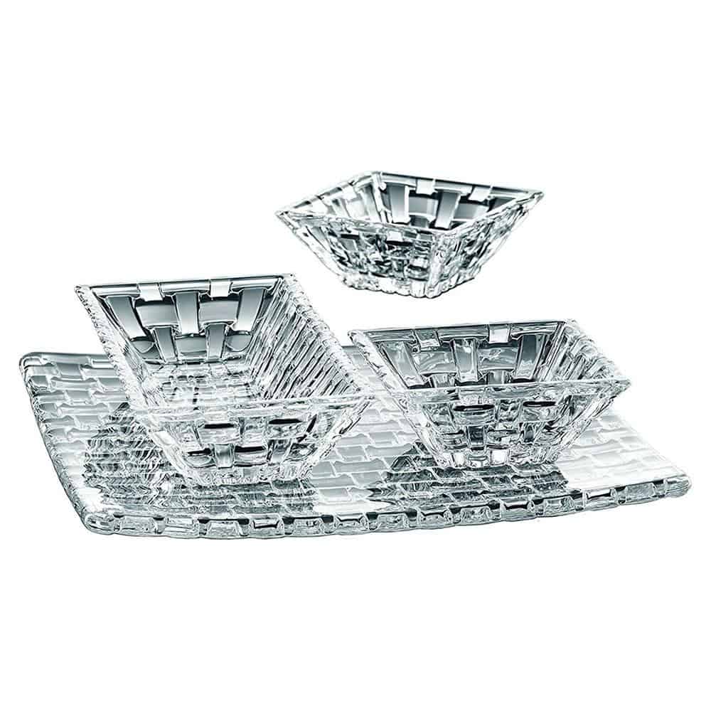 Set Nachtmann Bossa Nova 4 món (1 khay 3 bát) 97633 hàng chính hãng