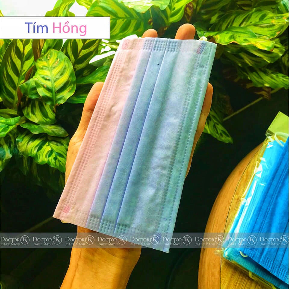Khẩu trang y tế NHIỀU MÀU - Color Mask Gradient - Chất vải Spunlace mềm mại - An tâm sử dụng