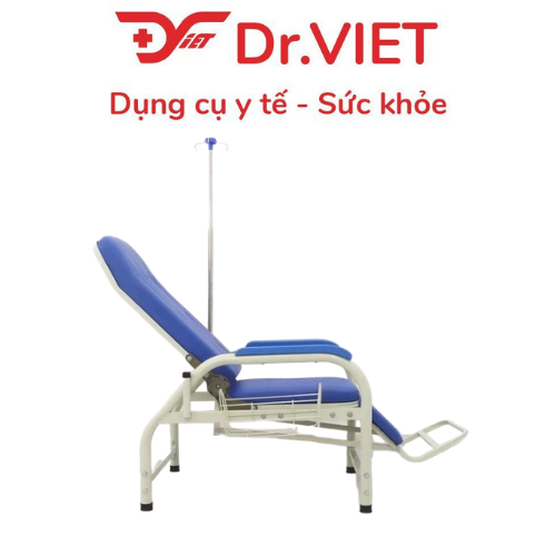 Ghế tiêm truyền khung thép sơn tĩnh điện GBM-302A