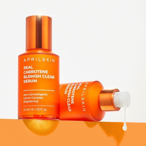 Tinh Chất Cà Rốt Giảm Mụn, Thâm, Làm Sáng Da AprilSkin Real Carrotene Blemish Clear Serum 37ml