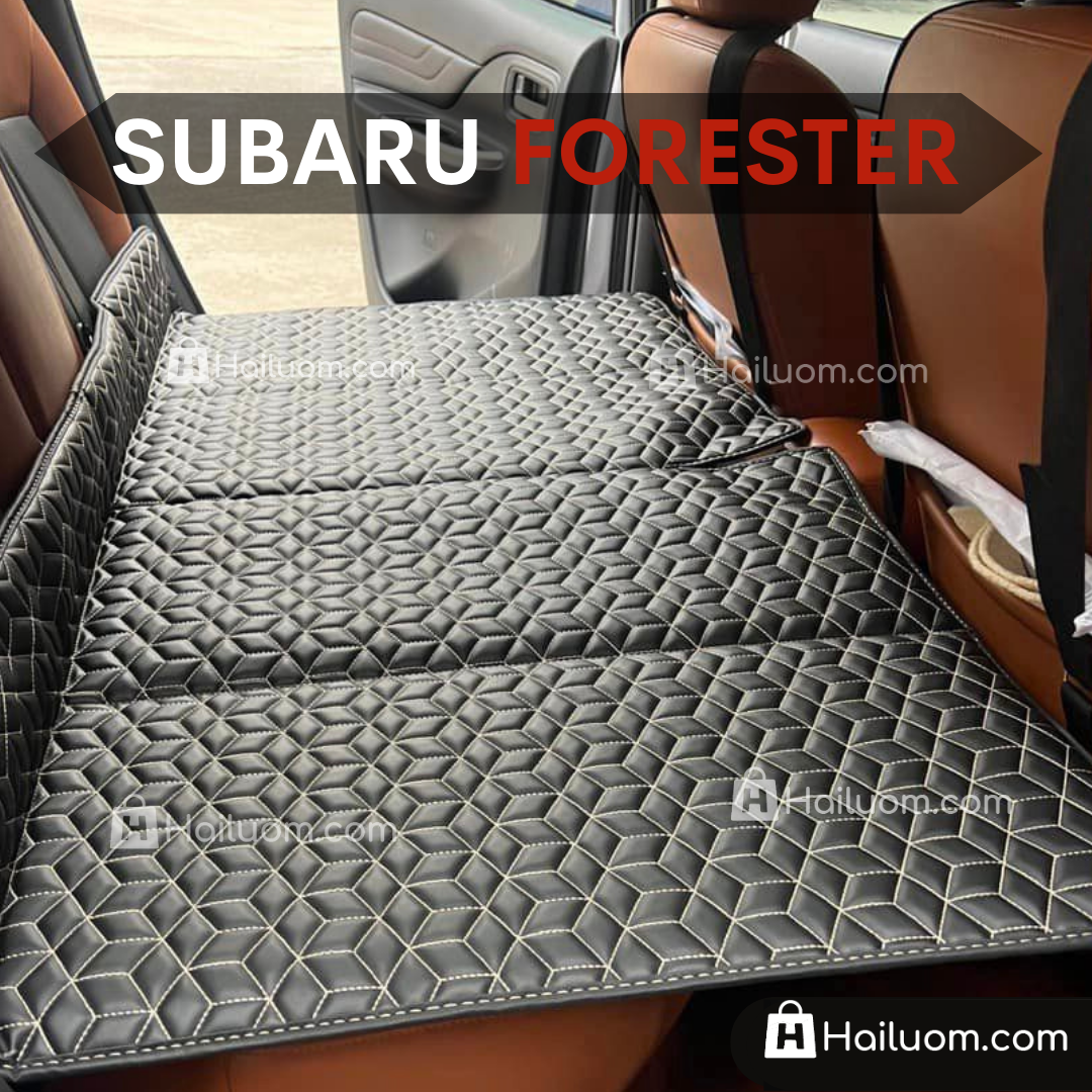 Đệm Nằm ô tô SUBARU FORESTER - Thiết kế 4 Khay Dọc Trợ Lực - Đệm không bơm như đệm hơi ô tô