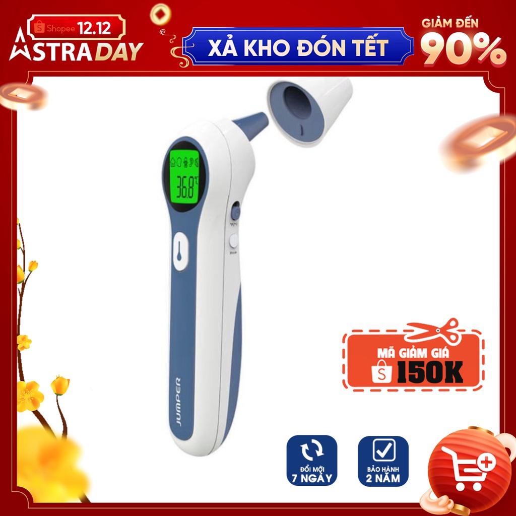 [BH 2 năm] Nhiệt kế hồng ngoại đo trán &amp; tai 4in1 Jumper FR300, nhiệt kế điện tử microlife, máy đo nhi