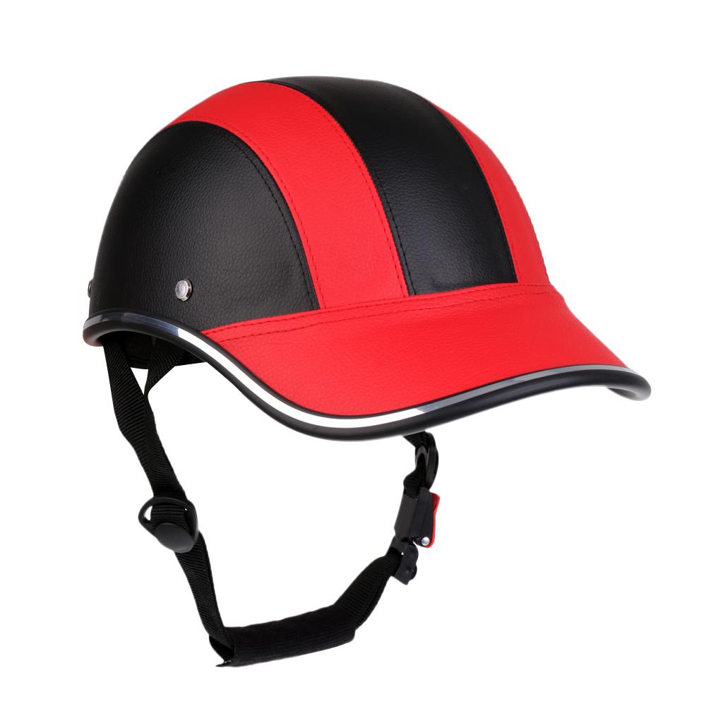 3x Bike Riding Visor Adjustable Strap Baseball Cap Grid + Black
