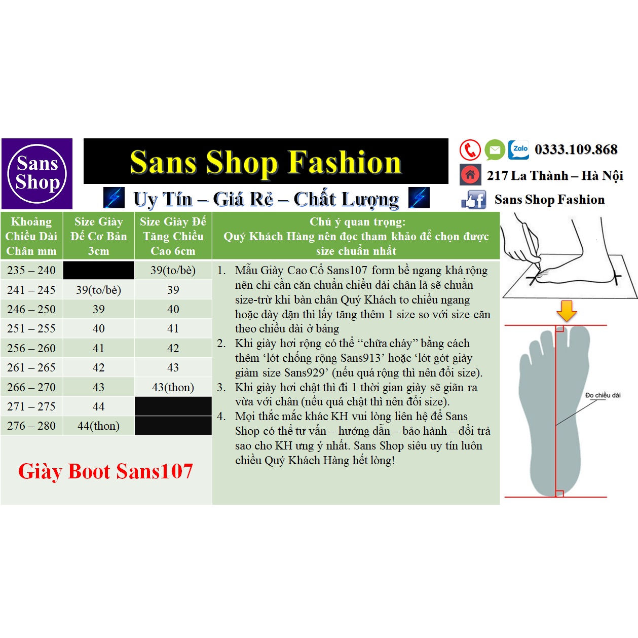 Boot nam cao cổ độn đế 6cm Sans107 boost đen bot xám be boots có dây buộc bốt lửng fullbox size 39 40 41 42 43 44