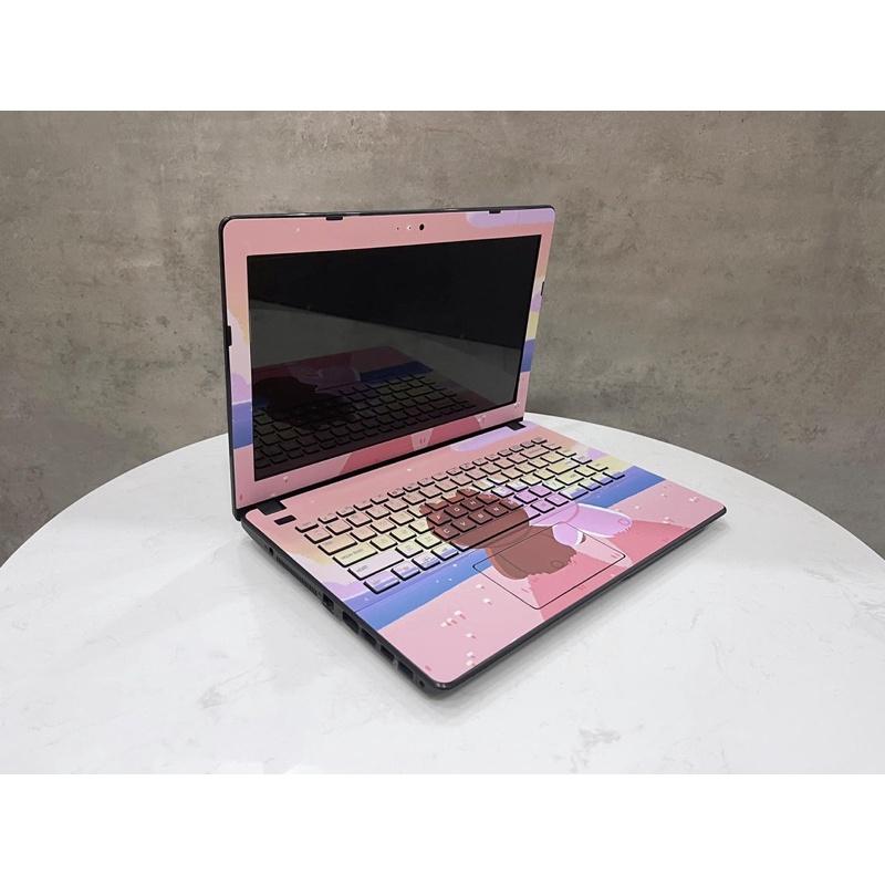 Skin Dán Laptop Gấu Cặp Dễ Thương