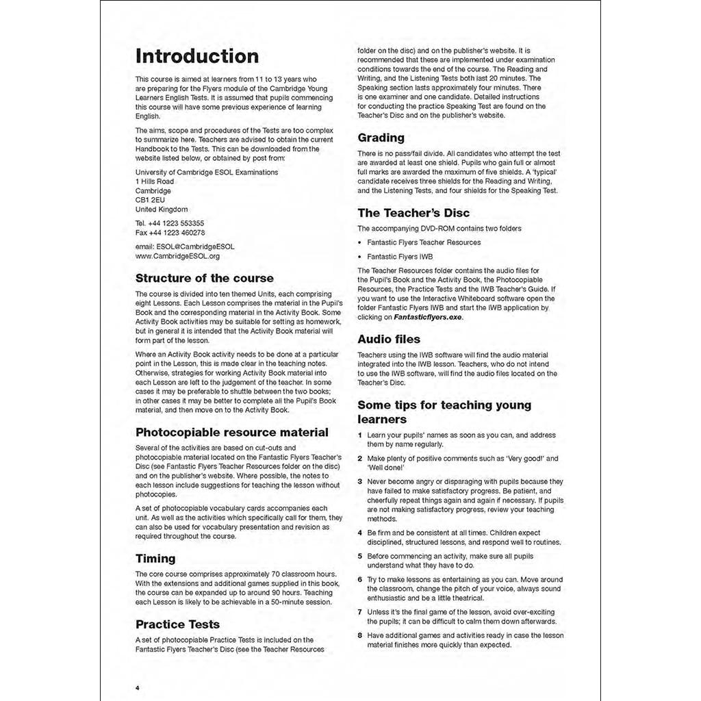 Fantastic Flyers 2nd Edition - Teacher's Book (Kèm DVD)