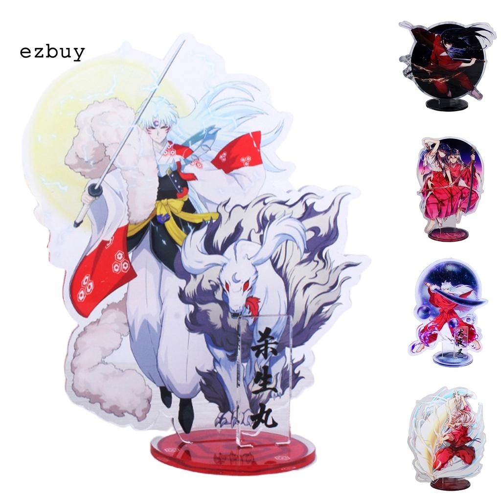 Vibrant Color Desktop Inuyasha Standing Anime Collection Inuyasha Stand Figure Vivid Expression for Decor