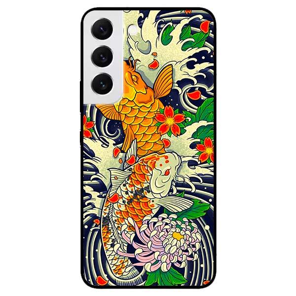 Ốp lưng dành cho Samsung Galaxy S22 5G / S22 Plus 5G / S22 Ultra 5G - Đôi Cá Chép