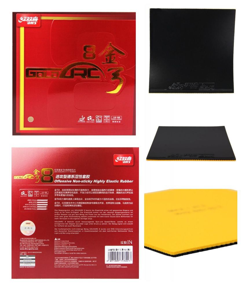 Mặt Vợt Bóng Bàn Gold Arc 8 - Cao Cấp - Sự Kết Hợp Từ Những Công Nghệ Tân Tiến