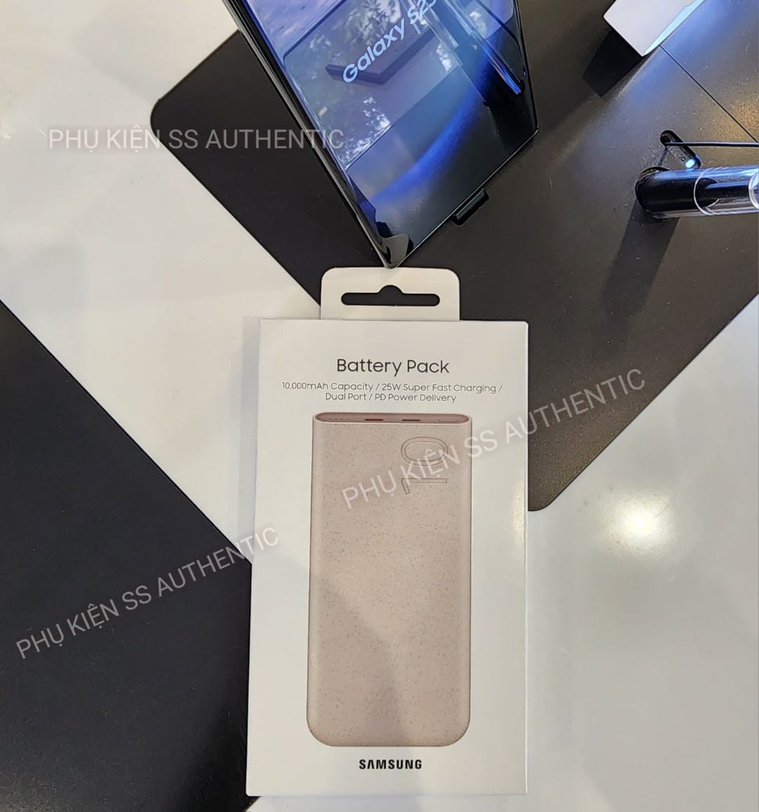 Pin sạc dự phòng Samsung 10.000 mAh - 25w - Hàng chính hãng - Sạc 2 thiết bị cùng 1 lúc