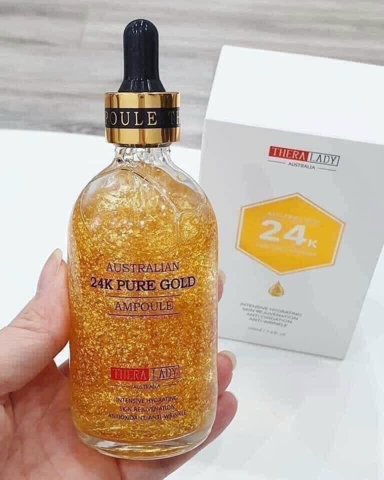 SERUM TINH CHẤT VÀNG 24K PURE GOLD AMPOULE 100ml - THERA LADY