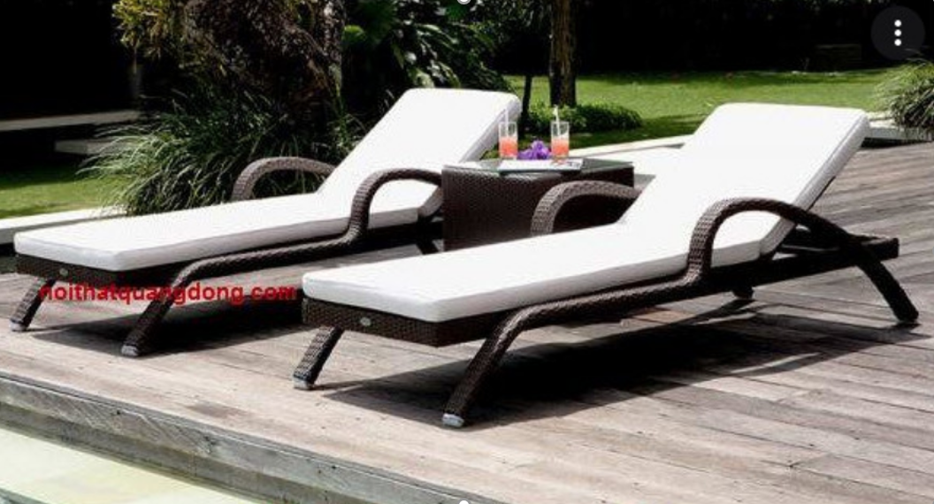 Giường ngủ thư giãn gấp gọn có nệm đa năng Ngang 70 dài 1m9 kèm theo bàn juno sofa