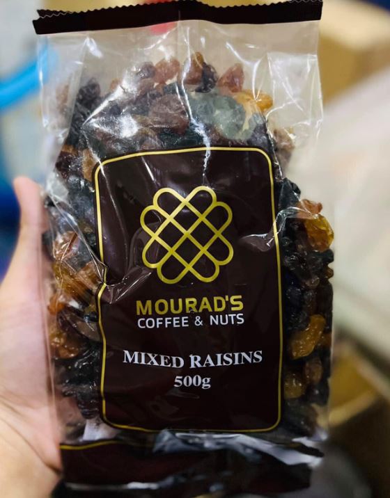 [Date 09/2026] Nho khô Úc Mourad's Mix 3 loại túi 500g - raisins