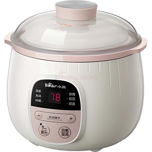 Nồi nấu chậm Bear 0.8 lít SUBE001 - Hàng chính hãng