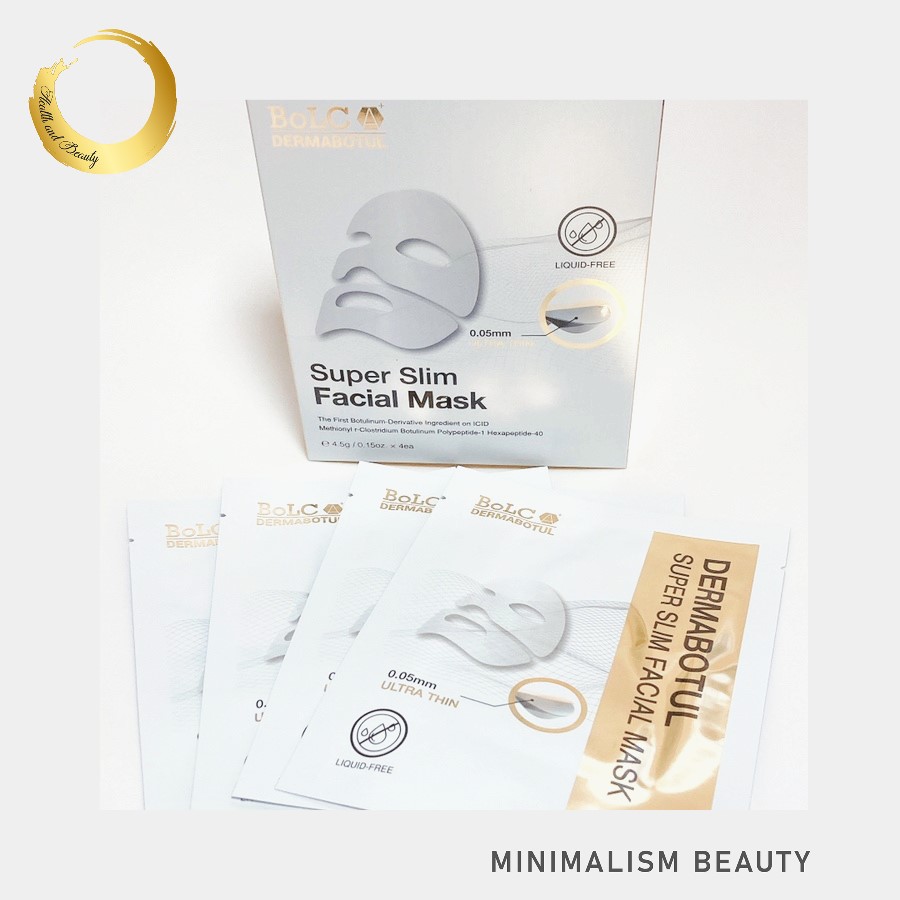 Mặt nạ nâng cơ, cải thiện nếp nhăn BoLCA+ Dermabotul Super Slim Facial Mask