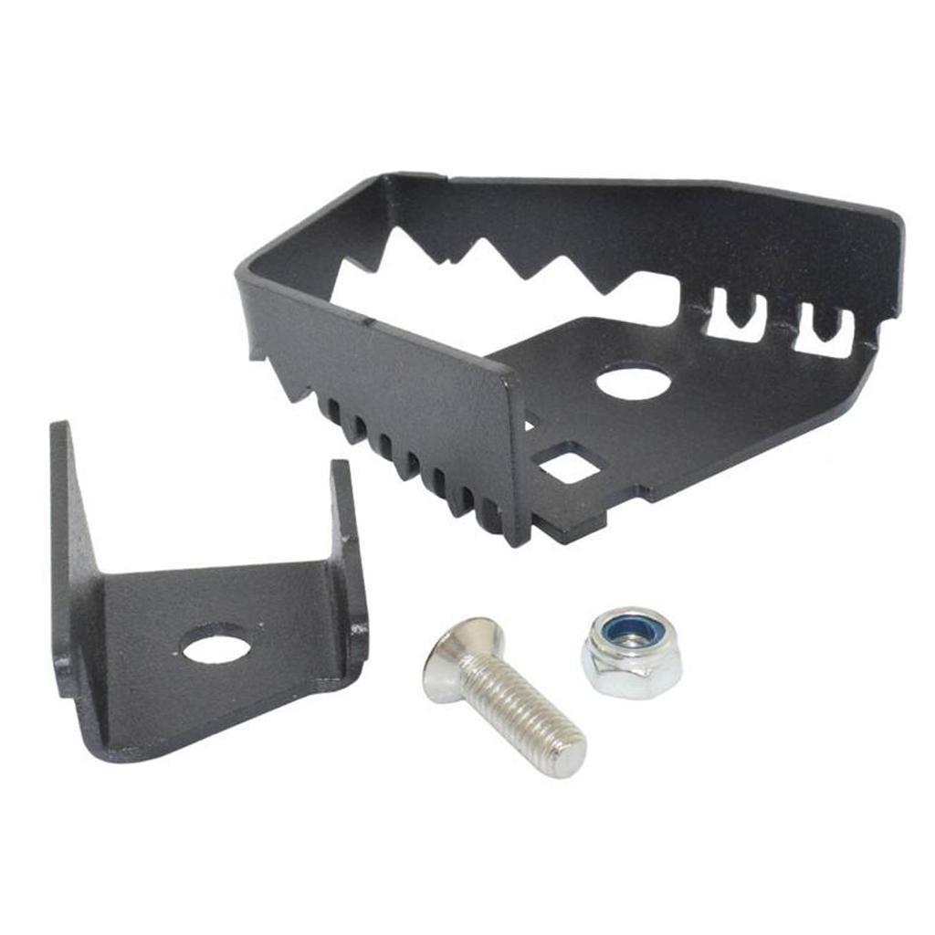 Rear Foot Brake Lever Pedal Extension Peg Pad Extender for F650GS Black