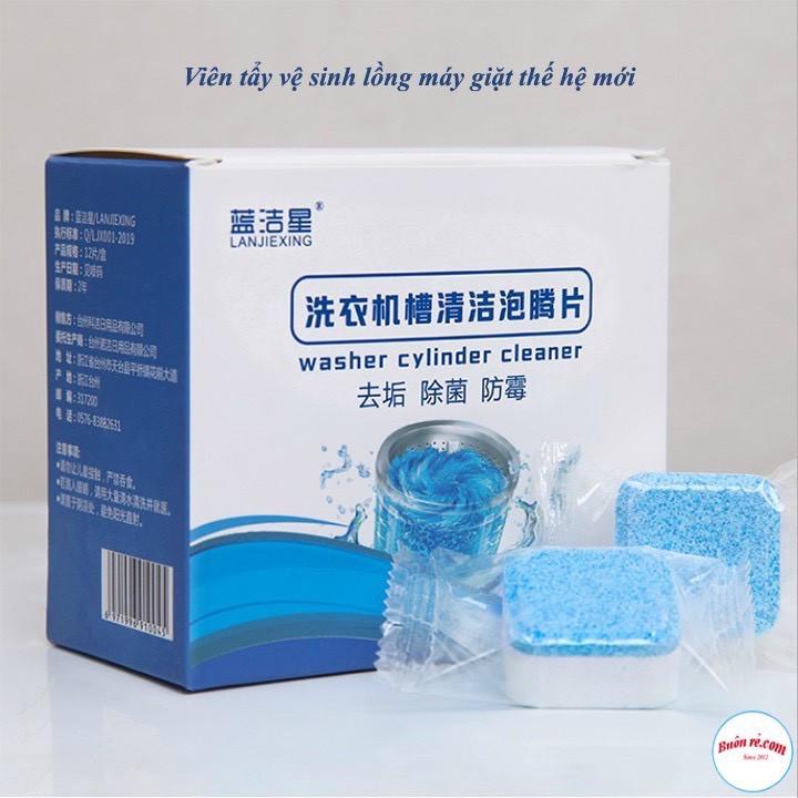 Viên Vệ Sinh Lồng Máy Giặt và Tẩy Chất Cặn Bẩn Lâu Ngày Hiệu Quả
