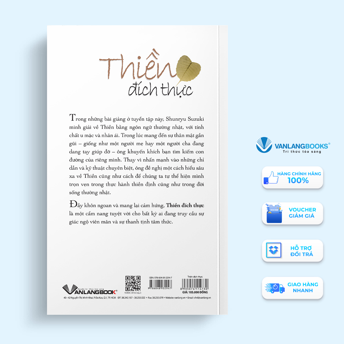 Thiền Đích Thực - Shunryu Suzuki - Vanlangbooks