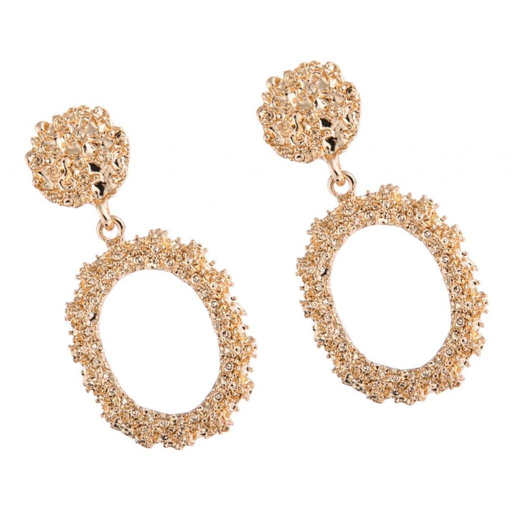 Dangle Earrings Metal Drop Earrings Bohemian Hoop Earrings Jewelry Golden