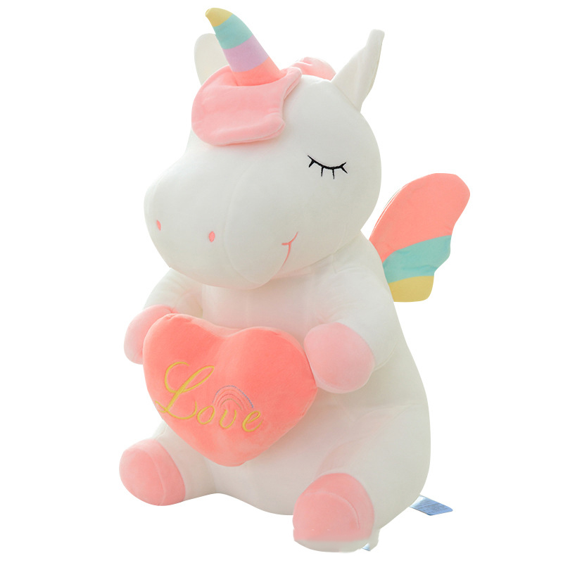 Thú Bông Kì Lân Unicorn Ngồi 36cm Siêu Dễ Thương Quà Tặng Độc Lạ