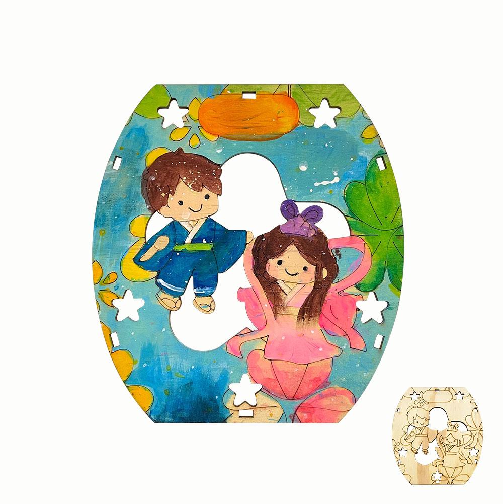 Lồng Đèn Sáng Tạo - Hằng &amp; Cuội Tung Tăng - Giftbrand GB09