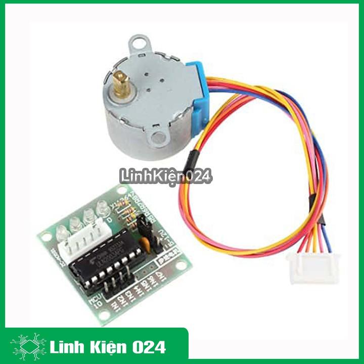 Mạch Điều Khiển Động Cơ Bước ULN2003 + Động Cơ Bước 5V