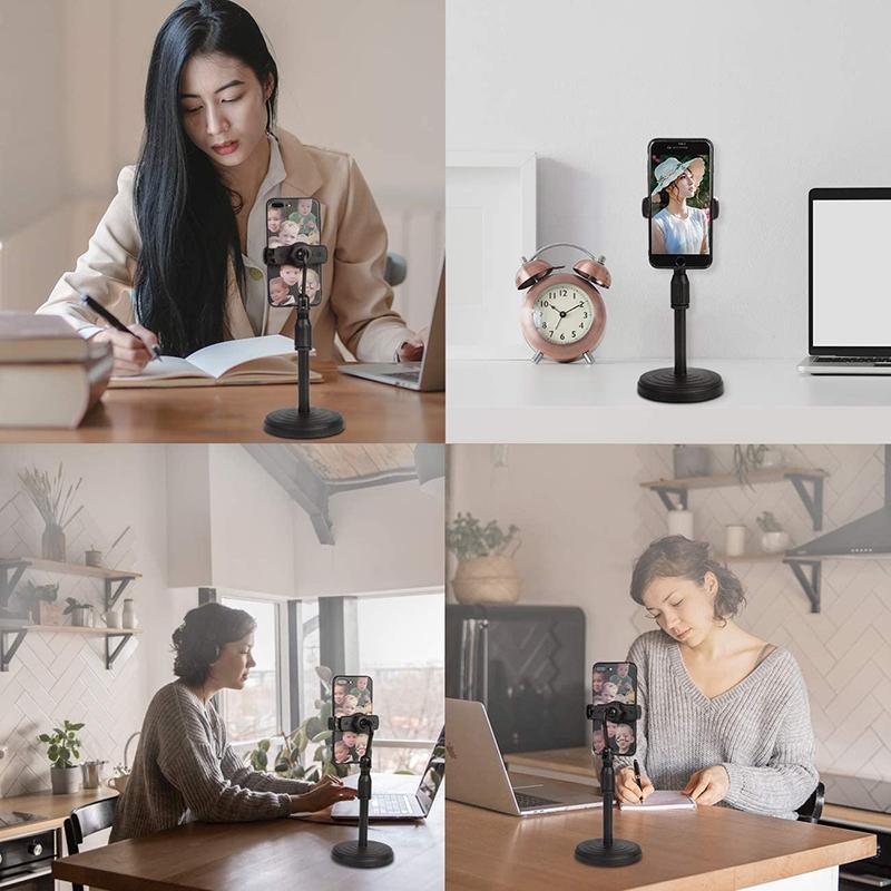 Giá Đỡ Điện Thoại Để Bàn, Quay TikTok, Xem Video Xoay 360 Giá Đỡ Điện Thoại Đỡ Điện Thoại Tăng Giảm Chiều Cao