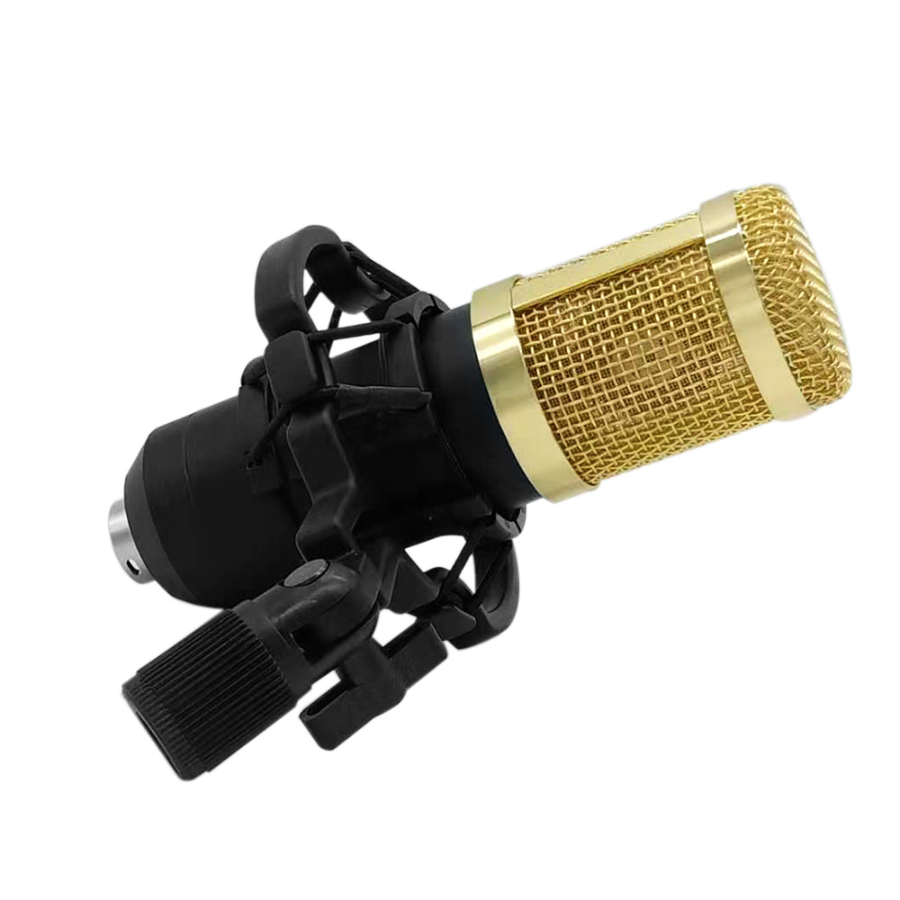 Bộ Micrô Ngưng Tụ Bm800 Độ Nhạy Cao Độ Ồn Thấp Cho Máy Tính Điện Thoại Di Động Studio Phát Trực Tiếp