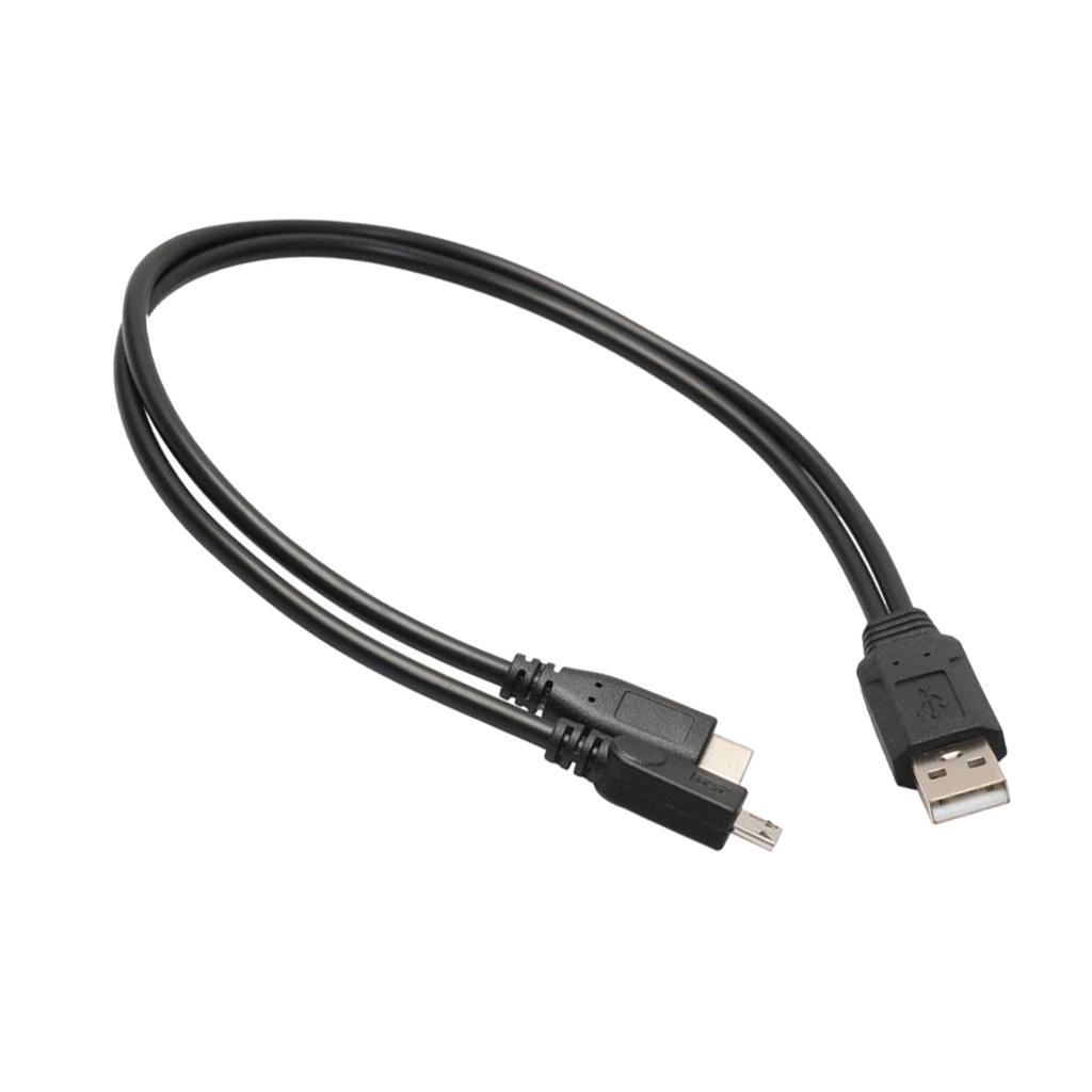 Micro USB Loại B + USB3.1 Loại-C Sang USB2.0 Loại-Một Nữ Cáp