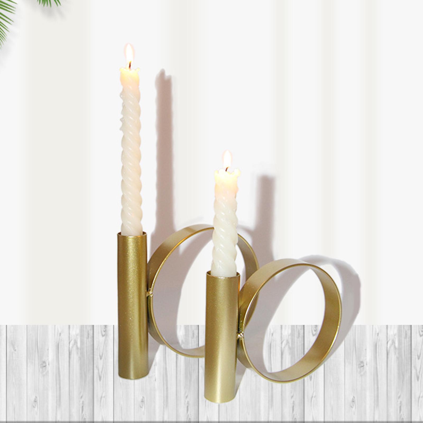 Candle Holder Tealight Wedding Party Metal Candlestick Iron Art Romantic European Style Table Home Decor
