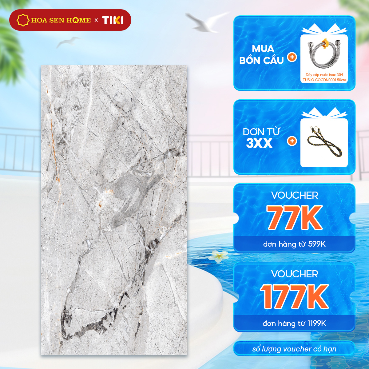 Gạch men lát nền LUSTRA INDAL0801600007 loại gạch granite vân đá tự nhiên độ dày 9.4mm, gạch 3 face, kích thước 800mmx1600mm, thùng 2 viên - Hàng chính hãng