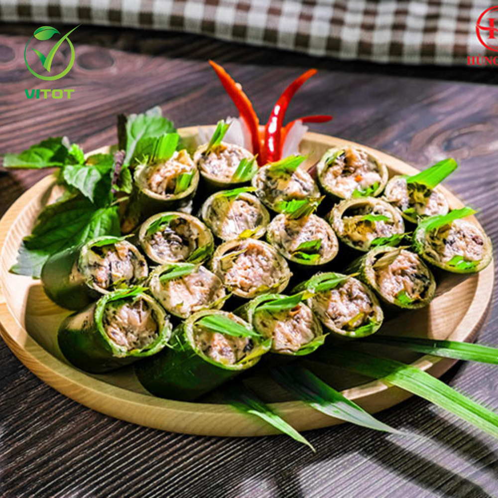 - CHẢ ỐC NỨA VITOT ĐẶC SẢN XỨ TUYÊN 1 KHAY 12 MIẾNG