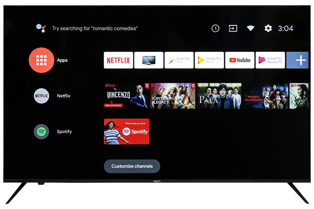 Android Tivi AQUA 4K 58 inch LE58AQT6600UG - Hàng chính hãng - Giao toàn quốc