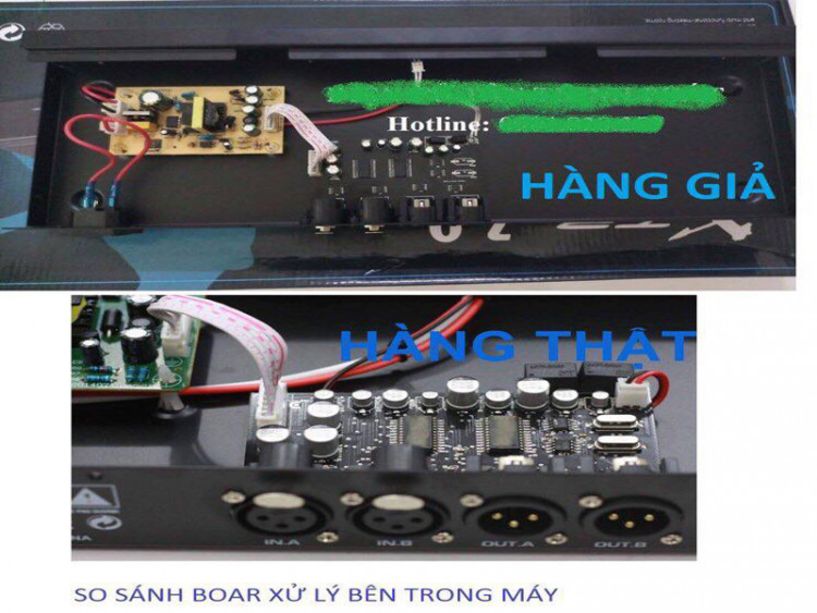 So sánh board xử lý Feedback THẬT vs GIẢ
