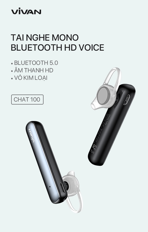 Tai Nghe Bluetooth CHAT100 - Hàng Chính Hãng