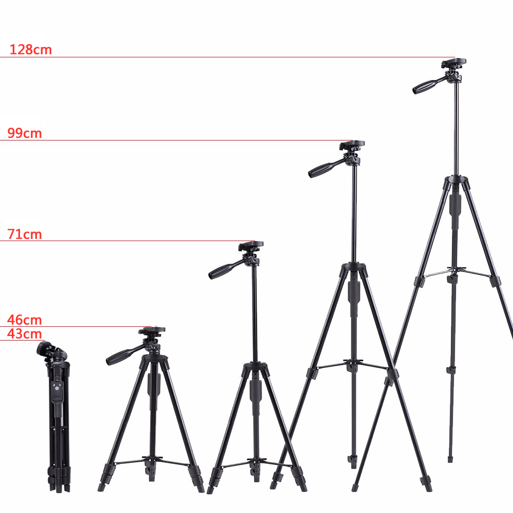 Chân Đế Dùng Cho Máy Ảnh Điện Thoại Kiểu Mới Tripod TTX--6218 - Hàng Nhập Khẩu - Tặng kèm remote và túi đựng tiện lợi