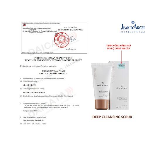 Kem Dạng Hạt Tẩy Tế Bào Da Chết Jean D'Arcel Deep Cleansing Scrub 50ml/250ml