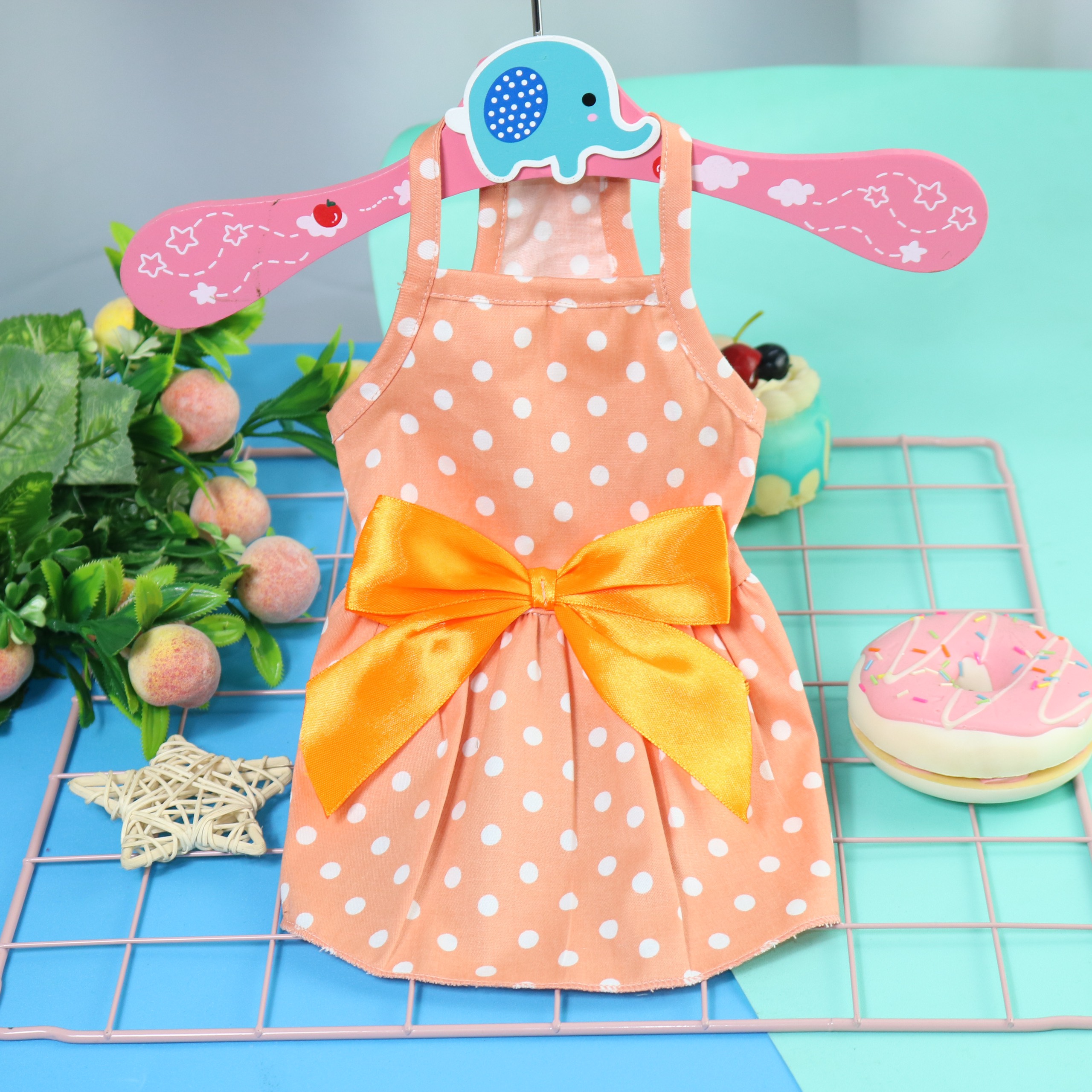 VÁY NƠ - Đầm nơ - Đầm 2 dây cho chó mèo