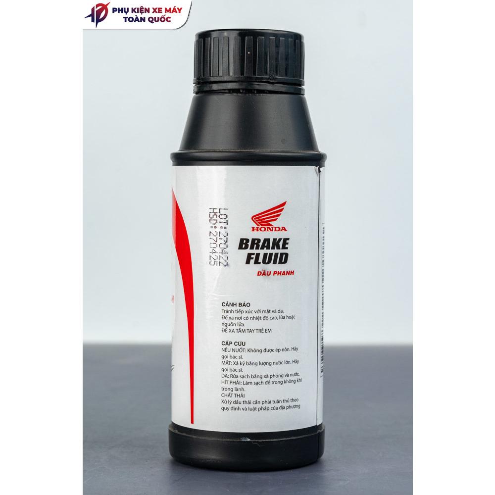 Dầu Thắng (Phanh) DOT 4 Chính Hãng Honda Chai 200ml - Dành Cho Xe Máy