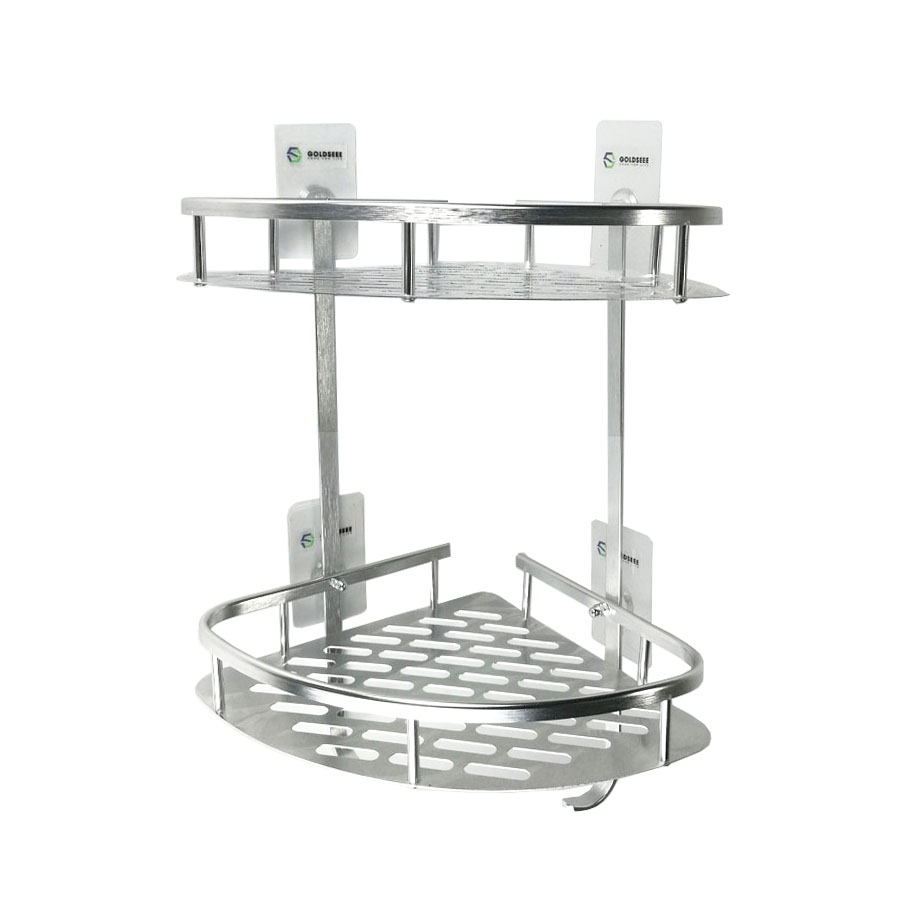 Kệ góc nhôm 2 tầng