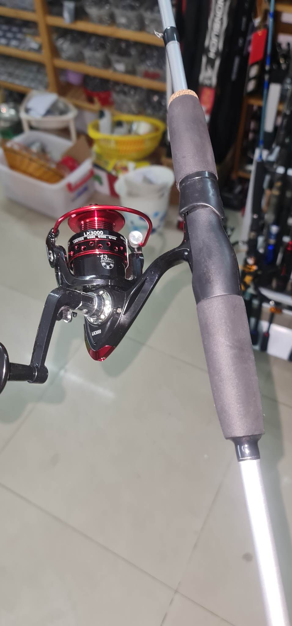 COMBO Cần lure LuYa 1.8m và máy câu LK-3000